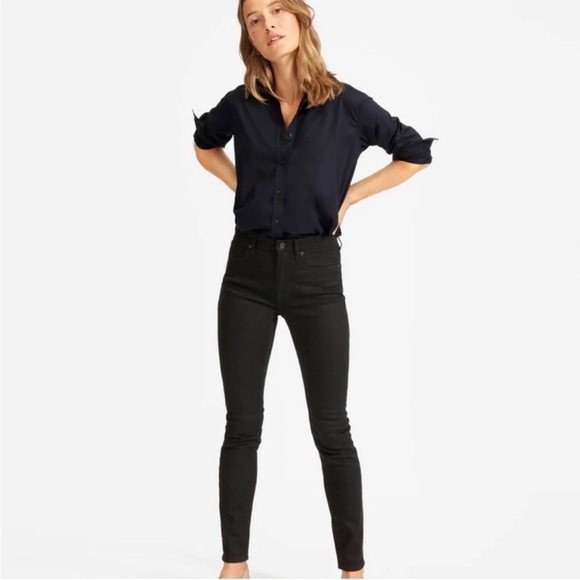 Everlane Denim - Everlane Black Mid Rise Ankle Jeans NWT